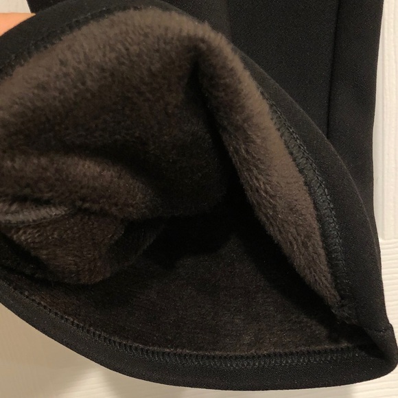 Women’s Black Straight-Leg Lined Pants - Picture 8 of 13